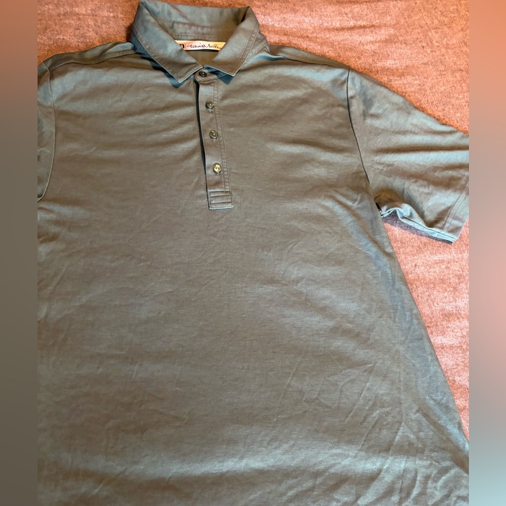 Travis Mathew‎ Pima Cotton golf Polo,Mens Size M Green